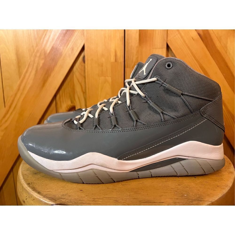 Jordan Prime Flight Premium 648723-003 Cool Grey White Wolf Supreme Mens Size 8